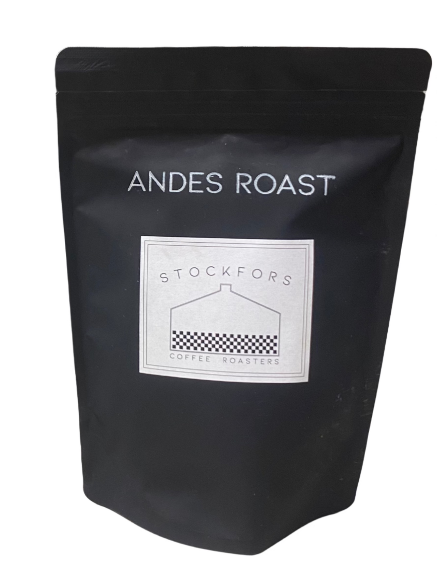 Andes Roast medium roast coffee bag, Stockfors Coffee Roasters