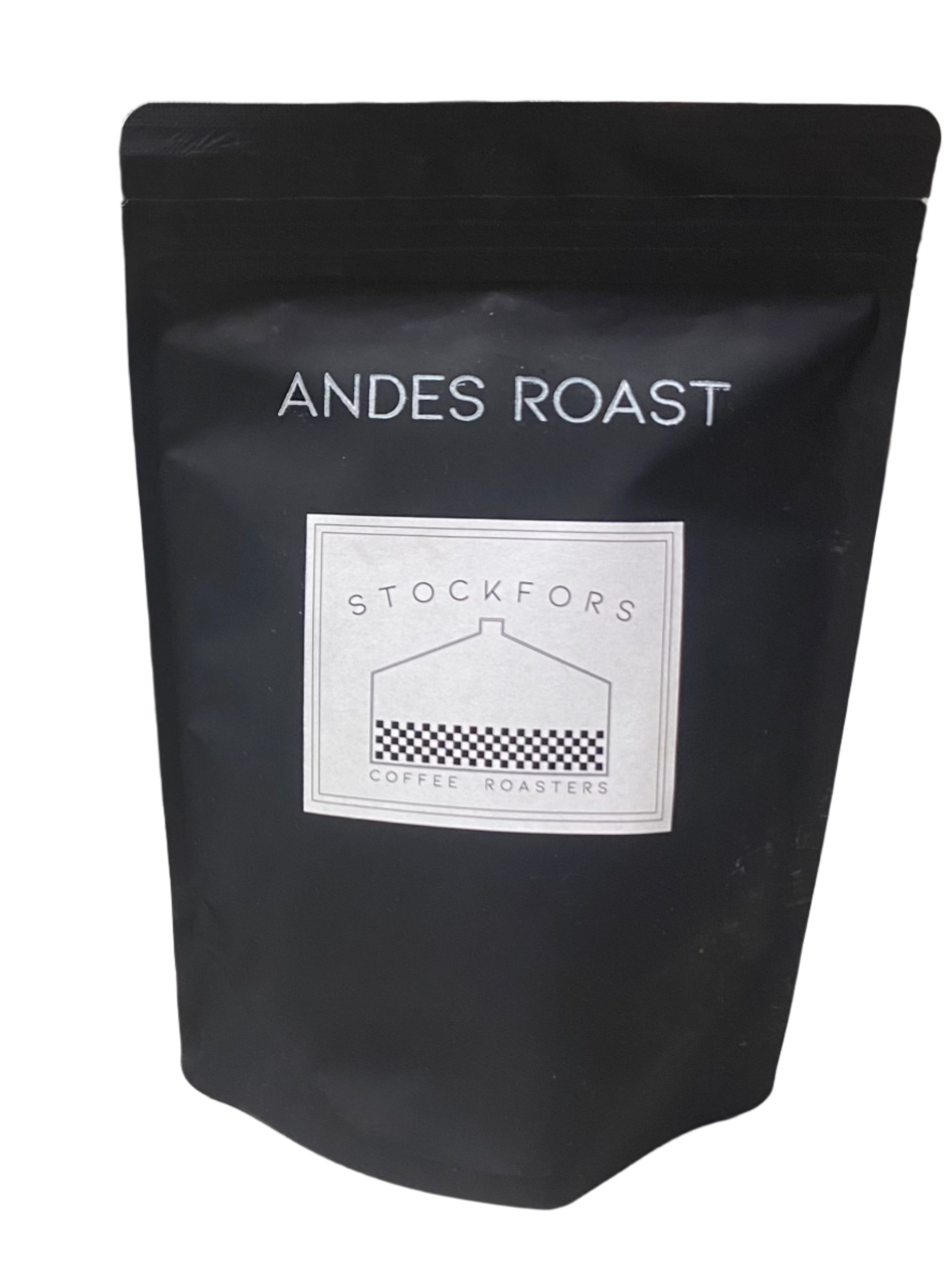 Andes Roast medium roast coffee bag, Stockfors Coffee Roasters